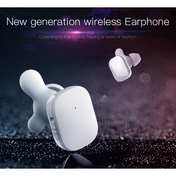 BASEUS earphones Encok W02 NGW02-02, true wireless, λευκά