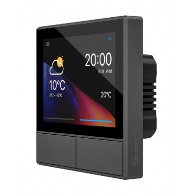 SONOFF smart διακόπτης τοίχου NSPanel με οθόνη αφής, 2-gang, Wi-Fi, γκρι SONOFF smart διακόπτης τοίχου NSPanel με οθόνη αφής, 2-gang, Wi-Fi, γκρι