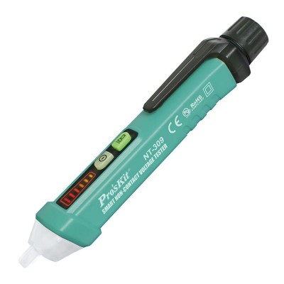 PROSKIT ανιχνευτής τάσης NT-309, 12V έως 1000V, ανέπαφος PROSKIT ανιχνευτής τάσης NT-309, 12V έως 1000V, ανέπαφος