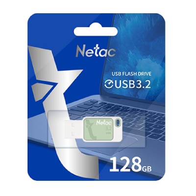 NETAC USB Flash Drive UA31, 128GB, USB 32, πράσινο NETAC USB Flash Drive UA31, 128GB, USB 32, πράσινο