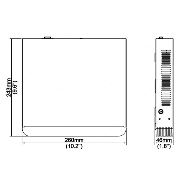 UNIARCH NVR καταγραφικό NVR-110E2, H.265/H.264, 8MP, 10 κανάλια UNIARCH NVR καταγραφικό NVR-110E2, H.265/H.264, 8MP, 10 κανάλια