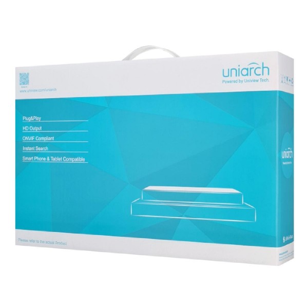 UNIARCH NVR καταγραφικό NVR-110E2, H.265/H.264, 8MP, 10 κανάλια UNIARCH NVR καταγραφικό NVR-110E2, H.265/H.264, 8MP, 10 κανάλια