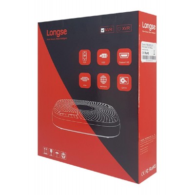 LONGSE NVR υβριδικό καταγραφικό NVR2108PGEW WiFi, H.265/H.264, 8 κανάλια LONGSE NVR υβριδικό καταγραφικό NVR2108PGEW WiFi, H.265/H.264, 8 κανάλια