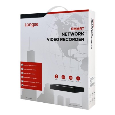 LONGSE NVR καταγραφικό NVR3332E2, 4K, H.265/H.264, 32 κανάλια LONGSE NVR καταγραφικό NVR3332E2, 4K, H.265/H.264, 32 κανάλια