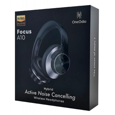 ONEΟDIO headphones A10, ενσύρματα & ασύρματα, Hi-Res ANC, 40mm, μαύρο ONEΟDIO headphones A10, ενσύρματα & ασύρματα, Hi-Res ANC, 40mm, μαύρο