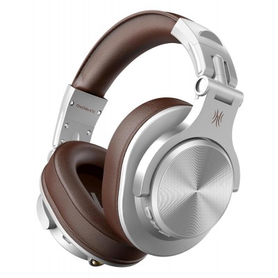 ONEODIO headphones Fusion A70, ενσύρματα/ασύρματα, Hi-Res, 40mm, ασημί ONEODIO headphones Fusion A70, ενσύρματα/ασύρματα, Hi-Res, 40mm, ασημί