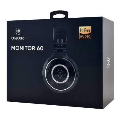ONEΟDIO headset Monitor 60, 6.35mm & 3.5mm σύνδεση, Hi-Res, 50mm, μαύρο ONEΟDIO headset Monitor 60, 6.35mm & 3.5mm σύνδεση, Hi-Res, 50mm, μαύρο