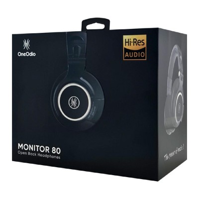 ONEΟDIO headset Monitor 80, 6.35mm & 3.5mm σύνδεση, Hi-Res, 40mm, μαύρο ONEΟDIO headset Monitor 80, 6.35mm & 3.5mm σύνδεση, Hi-Res, 40mm, μαύρο