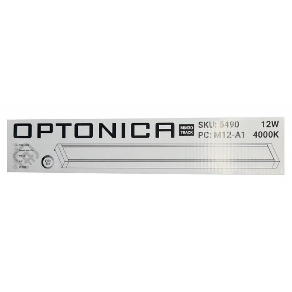 OPTONICA LED μαγνητικό φωτιστικό 5490, 12W, 4000K, μεταλλικό, μαύρο OPTONICA LED μαγνητικό φωτιστικό 5490, 12W, 4000K, μεταλλικό, μαύρο