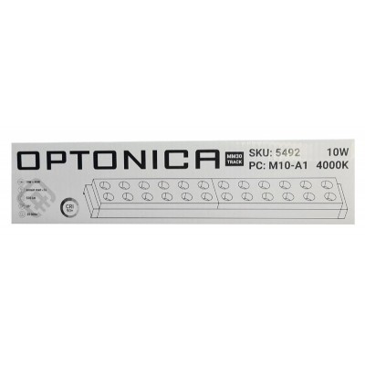 OPTONICA LED μαγνητικό φωτιστικό 5492, 10W, 4000K, μεταλλικό, μαύρο OPTONICA LED μαγνητικό φωτιστικό 5492, 10W, 4000K, μεταλλικό, μαύρο