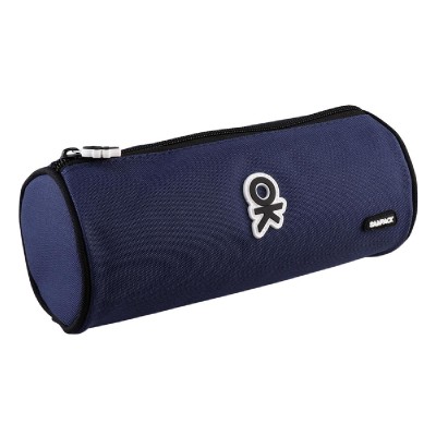 MP υφασμάτινη κασετίνα PA1025-05, κυλινδρική, μπλε MP υφασμάτινη κασετίνα PA1025-05, κυλινδρική, μπλε