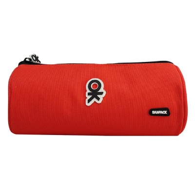 MP υφασμάτινη κασετίνα PA1025-06, κυλινδρική, κόκκινη MP υφασμάτινη κασετίνα PA1025-06, κυλινδρική, κόκκινη