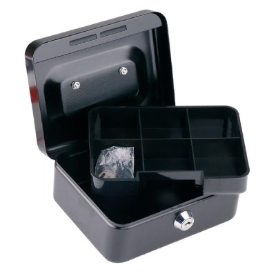 MP κουτί ταμείου με κλειδί PA214-01 με εσωτερική θήκη & λαβή, 15x12cm MP κουτί ταμείου με κλειδί PA214-01 με εσωτερική θήκη & λαβή, 15x12cm