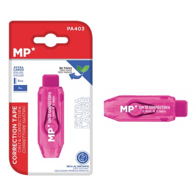 MP διορθωτική ταινία PA403, 5mm x 5m, ροζ MP διορθωτική ταινία PA403, 5mm x 5m, ροζ