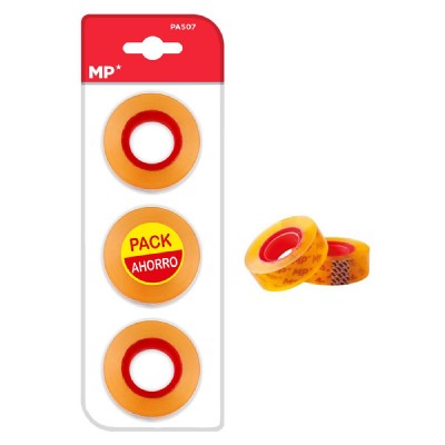 MP κολλητική ταινία Transparent PA507-01, 12mm, 33m, διάφανη, 3τμχ MP κολλητική ταινία Transparent PA507-01, 12mm, 33m, διάφανη, 3τμχ