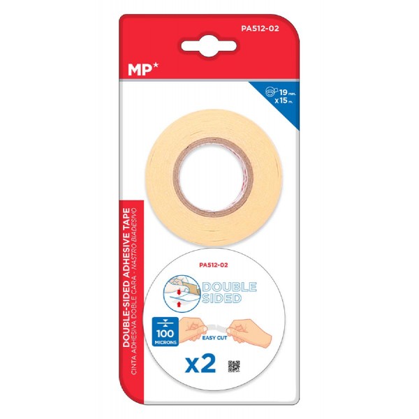 MP foam κολλητική ταινία διπλής όψεως PA512-02, 19mm, 15m, μπεζ, 2τμχ MP foam κολλητική ταινία διπλής όψεως PA512-02, 19mm, 15m, μπεζ, 2τμχ