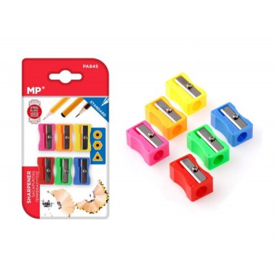 MP σετ πλαστικές ξύστρες PA845, 2.8cm, διάφορα χρώματα, 6τμχ MP σετ πλαστικές ξύστρες PA845, 2.8cm, διάφορα χρώματα, 6τμχ