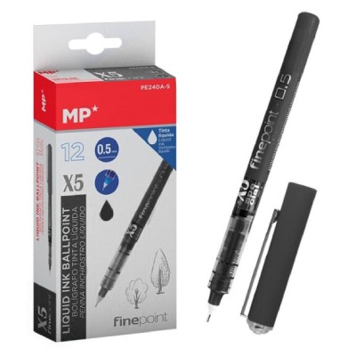 MP στυλό διαρκείας, καλλιγραφίας PE240N-S, 0.5mm, μαύρο, 12τμχ MP στυλό διαρκείας, καλλιγραφίας PE240N-S, 0.5mm, μαύρο, 12τμχ
