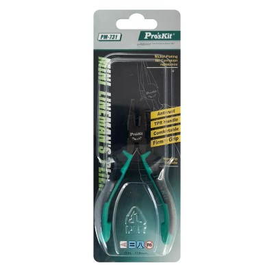 PROSKIT πένσα PM-731 με αντιολισθητικές λαβές, 118mm PROSKIT πένσα PM-731 με αντιολισθητικές λαβές, 118mm