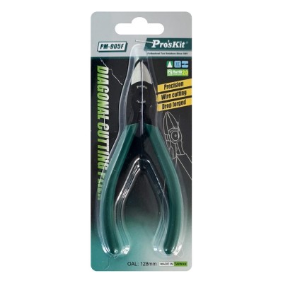 PROSKIT πλαγιοκόφτης PM-905F με αντιολισθητικές λαβές, max Φ2mm, 128mm PROSKIT πλαγιοκόφτης PM-905F με αντιολισθητικές λαβές, max Φ2mm, 128mm