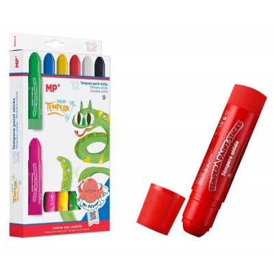 MP τέμπερες ζωγραφικής σε στικ PP204-12, 12τμχ MP τέμπερες ζωγραφικής σε στικ PP204-12, 12τμχ
