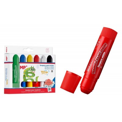 MP τέμπερες ζωγραφικής σε στικ PP204-6, 6τμχ MP τέμπερες ζωγραφικής σε στικ PP204-6, 6τμχ