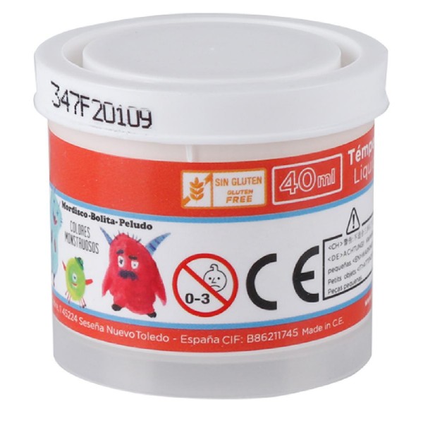 MP τέμπερα ζωγραφικής PP610-01, 40ml, λευκή MP τέμπερα ζωγραφικής PP610-01, 40ml, λευκή