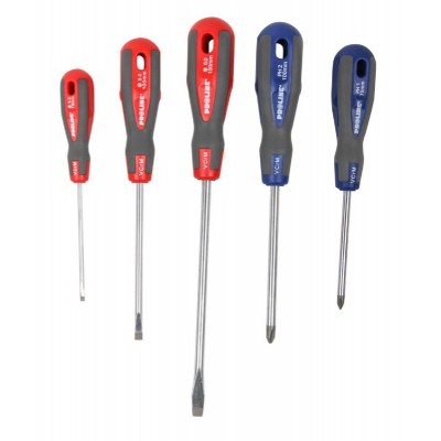 PROLINE σετ κατσαβίδια 10208, 3x ίσια & 2x σταυρωτά, μαγνητικά, 5τμχ PROLINE σετ κατσαβίδια 10208, 3x ίσια & 2x σταυρωτά, μαγνητικά, 5τμχ