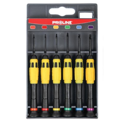 PROLINE σετ κατσαβίδια ακριβείας 10226, 6τμχ PROLINE σετ κατσαβίδια ακριβείας 10226, 6τμχ
