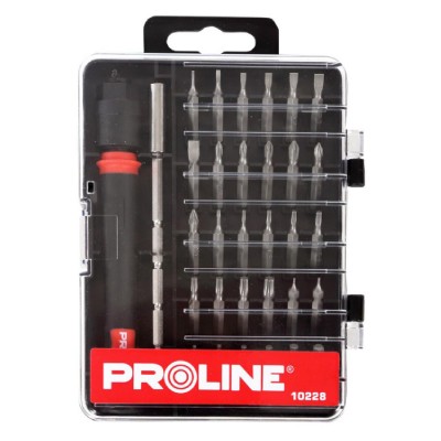 PROLINE σετ κατσαβίδια ακριβείας 10228, 30τμχ PROLINE σετ κατσαβίδια ακριβείας 10228, 30τμχ