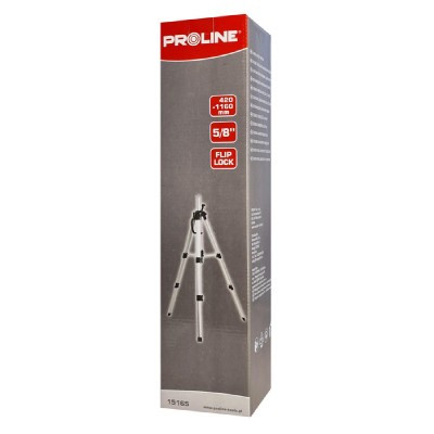 PROLINE τρίποδας για αλφάδι laser 15165, πτυσσόμενος 42-116cm, 5/8 PROLINE τρίποδας για αλφάδι laser 15165, πτυσσόμενος 42-116cm, 5/8