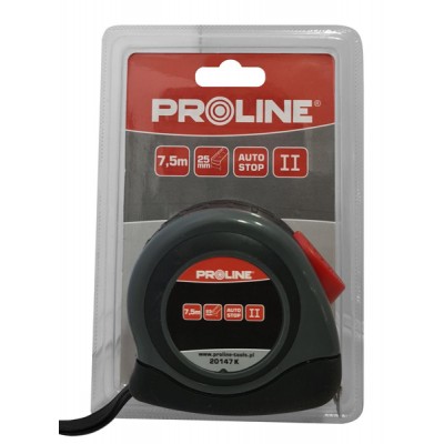 PROLINE μέτρο 20147K με αυτόματο κλείδωμα, 7.5m x 25mm PROLINE μέτρο 20147K με αυτόματο κλείδωμα, 7.5m x 25mm