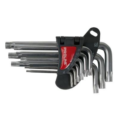 PROLINE σετ κλειδιά Torx 48339, T10-T50, CrV, 9τμχ PROLINE σετ κλειδιά Torx 48339, T10-T50, CrV, 9τμχ