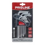 PROLINE σετ κλειδιά Torx 48339, T10-T50, CrV, 9τμχ PROLINE σετ κλειδιά Torx 48339, T10-T50, CrV, 9τμχ
