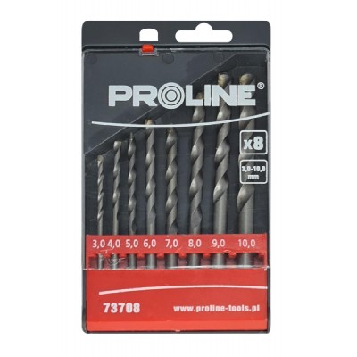 PROLINE σετ τρυπάνια για μπετόν 73708, 3-10mm, 8τμχ PROLINE σετ τρυπάνια για μπετόν 73708, 3-10mm, 8τμχ