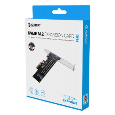 ORICO κάρτα επέκτασης PCI-e x4 σε NVMe M.2 M-key PSM2 ORICO κάρτα επέκτασης PCI-e x4 σε NVMe M.2 M-key PSM2