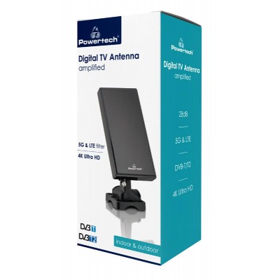 POWERTECH ψηφιακή κεραία PT-1005, 5G & LTE, indoor & outdoor, 28dB POWERTECH ψηφιακή κεραία PT-1005, 5G & LTE, indoor & outdoor, 28dB