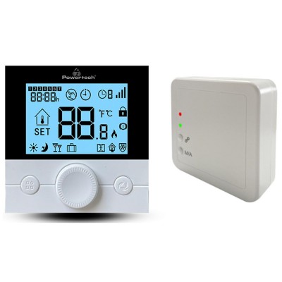 POWERTECH ψηφιακός θερμοστάτης χώρου PT-1048, αερίου, RF, Wi-Fi, μαύρος POWERTECH ψηφιακός θερμοστάτης χώρου PT-1048, αερίου, RF, Wi-Fi, μαύρος