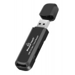 POWERTECH card reader PT-1112 για SD & micro SD, USB 3.2, 5Gbps, μαύρο