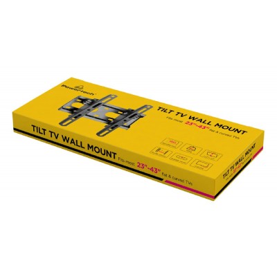POWERTECH επιτοίχια βάση PT-1126 για τηλεόραση 23-43", έως 45kg POWERTECH επιτοίχια βάση PT-1126 για τηλεόραση 23-43", έως 45kg