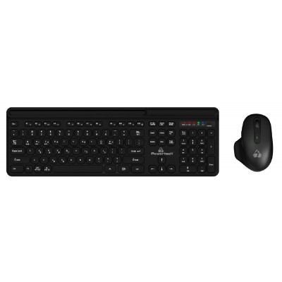 POWERTECH set ποντίκι & πληκτρολόγιο PT-1154, 2.4GHz & Bluetooth, μαύρο POWERTECH set ποντίκι & πληκτρολόγιο PT-1154, 2.4GHz & Bluetooth, μαύρο