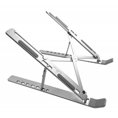 POWERTECH μεταλλική βάση laptop PT-1160, έως 18", foldable, ασημί POWERTECH μεταλλική βάση laptop PT-1160, έως 18", foldable, ασημί