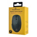 POWERTECH ασύρματο ποντίκι PT-1164, 2.4GHz & Bluetooth, 1600DPI, μαύρο POWERTECH ασύρματο ποντίκι PT-1164, 2.4GHz & Bluetooth, 1600DPI, μαύρο