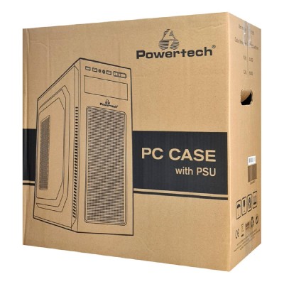 POWERTECH PC Case PT-1168 με 550W PSU, ATX, 418x200x416mm, μαύρο POWERTECH PC Case PT-1168 με 550W PSU, ATX, 418x200x416mm, μαύρο