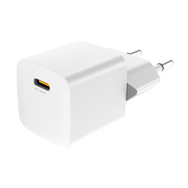 POWERTECH φορτιστής τοίχου PT-1223, USB-C, 20W, λευκός POWERTECH φορτιστής τοίχου PT-1223, USB-C, 20W, λευκός