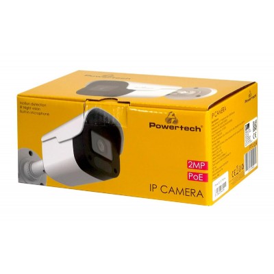 POWERTECH IP κάμερα PT-1234 με μικρόφωνο, 3.6mm, 2MP, PoE, IR 25m POWERTECH IP κάμερα PT-1234 με μικρόφωνο, 3.6mm, 2MP, PoE, IR 25m
