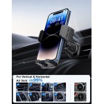 POWERTECH βάση smartphone αυτοκινήτου PT-1239 για αεραγωγούς, μαύρη POWERTECH βάση smartphone αυτοκινήτου PT-1239 για αεραγωγούς, μαύρη