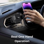 POWERTECH βάση smartphone αυτοκινήτου PT-1239 για αεραγωγούς, μαύρη POWERTECH βάση smartphone αυτοκινήτου PT-1239 για αεραγωγούς, μαύρη
