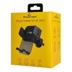 POWERTECH βάση smartphone αυτοκινήτου PT-1239 για αεραγωγούς, μαύρη POWERTECH βάση smartphone αυτοκινήτου PT-1239 για αεραγωγούς, μαύρη