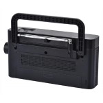 POWERTECH φορητό ραδιόφωνο PT-1244 με πτυσσόμενη κεραία, μαύρο POWERTECH φορητό ραδιόφωνο PT-1244 με πτυσσόμενη κεραία, μαύρο